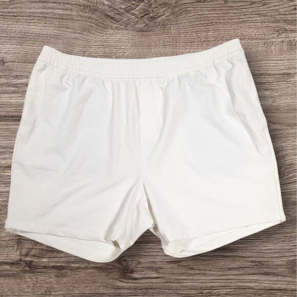 Outdoor Voices RecTrek 5" Shorts Mens XXXL Bone NWT Drawstring Stretch Durable - Picture 1 of 8